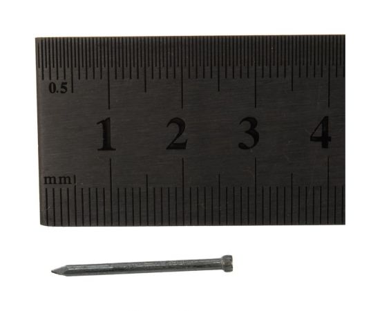 Финишные гвозди крепежная техника 1,6x25 Цинк 500 г, пакет 500 шт. 492402 БК – изображение 2