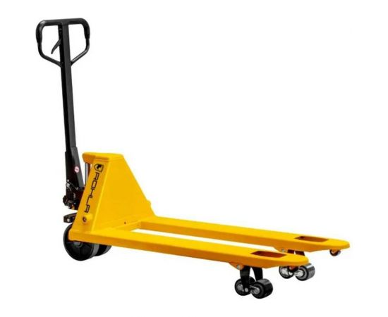 Гидравлическая тележка RohlaRhino г.п. 3 т, полиуретановые колеса RR3PDP – изображение 5