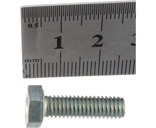 Болты МТК DIN 933 полная резьба 5.8 оцинк. 1 кг (примерно 167 шт) 6,0 x 20 114837 – изображение 2