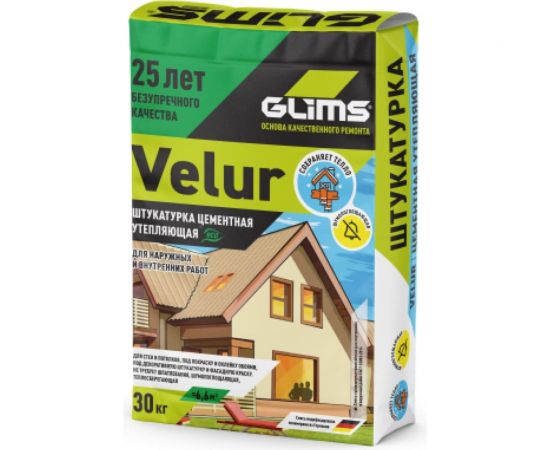 Штукатурка GLIMS VeLuR 30 кг О00007228 