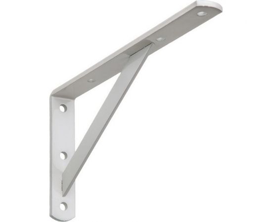Усиленный кронштейн ALDEGHI LUIGI SPA 145х100х20х4 мм, оцинкованный, цвет: белый 2579VB15 