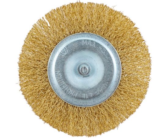 Щетка-крацовка плоская со шпилькой (100 мм; латунированная проволока 0.3 мм) Pobedit 2122100 
