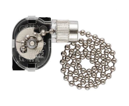 Выключатель цепочка duwi 2А серебро 26801 7 