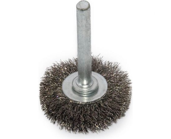 Щетка дисковая с хвостовиком волнистая 40x10x0.2 мм, INOX ПрофТим HA4010-IN-02 