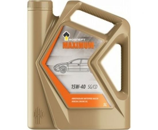 Моторное масло РОСНЕФТЬ Maximum 15W-40 SG-CD минер. кан. 5 л 40814450 