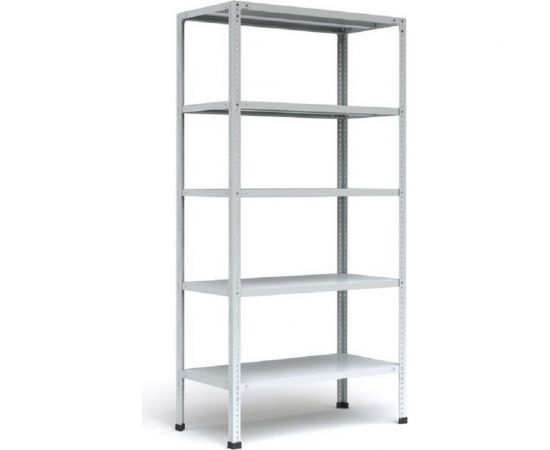 Стеллаж ООО ФУРАМА СТФЛ 1800x700x300 мм, 5 полок, серый СТФЛ187030-5 