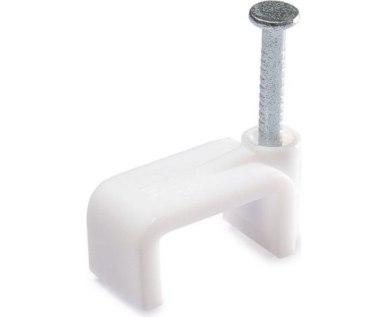 Плоская скоба для крепления кабеля АБК-СИЛА СПП-14, 50 шт. 1702209 