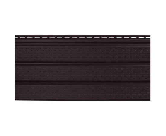 Софит к сайдингу profBUILD 3000х300 мм, полностью перфорированный, коричневый 51891 