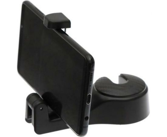 Вешалка-крючок на подголовник СИМАЛЕНД с держателем телефона, черный 7038868 
