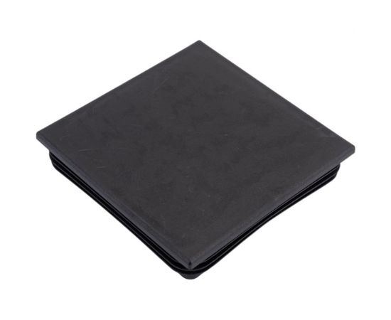 Внутренняя заглушка для трубы Tech-Krep 100x100 мм, черный пластик, 1 шт. пакет 155035 