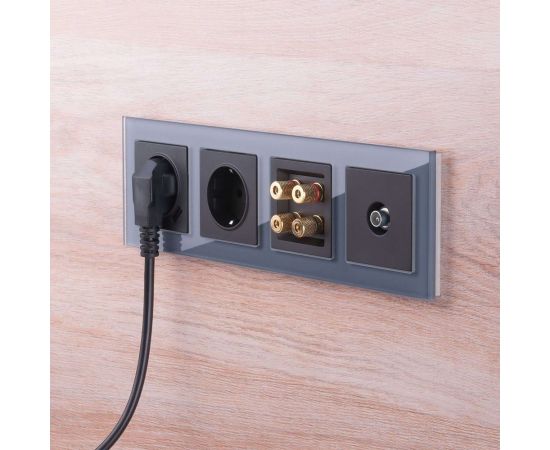 Розетка с заземлением, безвинтовой зажим Werkel W1171308 a051618 – изображение 5