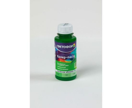 Колер-паста Светофор №62 зеленое яблоко 0,1л ЗОР00007034 – изображение 2