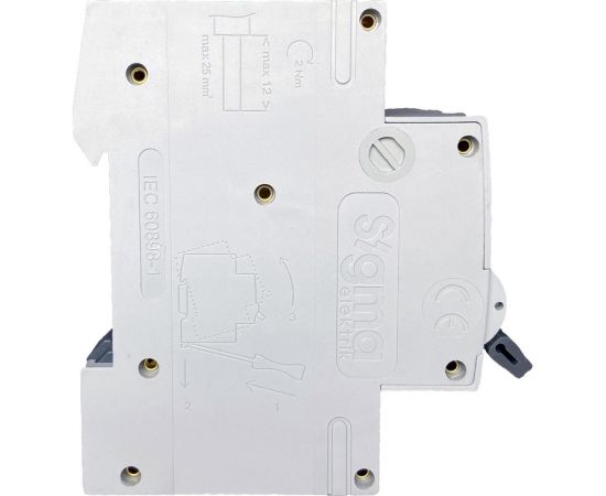 Автоматический выключатель Sigma Elektrik 3P C 4A 6kA 6SM304C – изображение 6