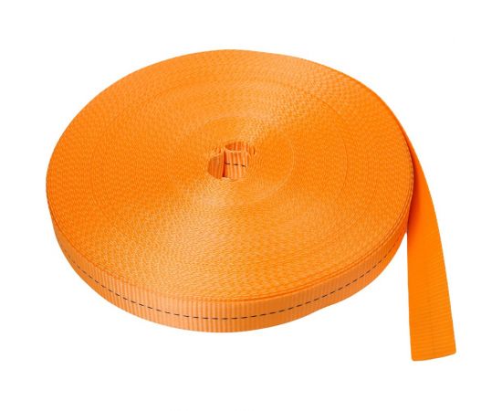 Лента ТОРГОВО-ПРОИЗВОДСТВЕННАЯ КОМПАНИЯ МДС ЛПЭС-035-3000 оранжевая, 35мм, 50м 7930050322315 – изображение 4