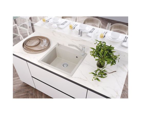 Кухонная мойка Polygran ARGO-560 (№302 Песочный) 575837 – изображение 2
