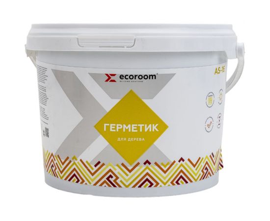Герметик акриловый ECOROOM AS-16 для дерева, венге, 3 кг 225-1-3/венг – изображение 2