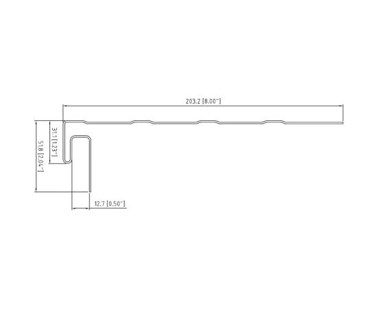 J-фаска к сайдингу PROFBUILD акрил коричневый 51612 – изображение 2