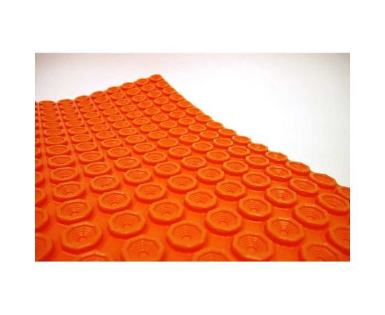 Компенсирующее нагрузки гидроизоляционное полотно под теплый пол BauLab Pro Heat 1x15 м, 15 кв.м. Heat15 – изображение 4