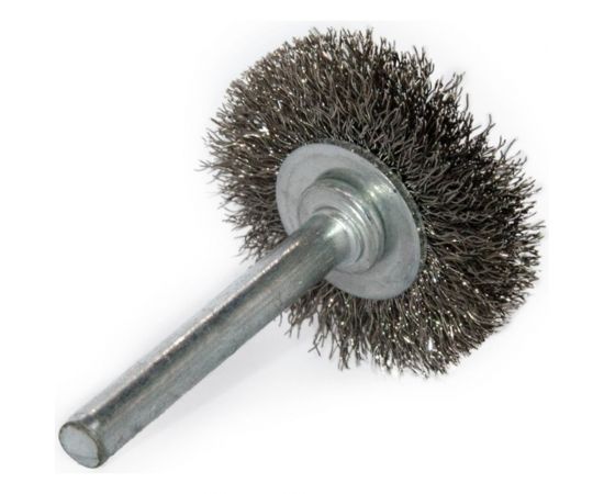 Щетка дисковая с хвостовиком волнистая 40x10x0.2 мм, INOX ПрофТим HA4010-IN-02 – изображение 2