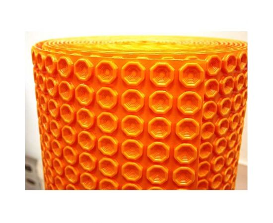 Компенсирующее нагрузки гидроизоляционное полотно под теплый пол BauLab Pro Heat 1x15 м, 15 кв.м. Heat15 – изображение 3