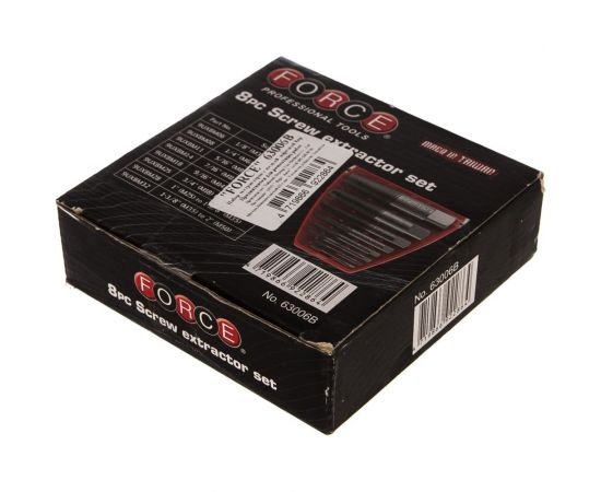 Набор экстракторов FORCE 8пр. с мелк. резьбой 63006B – изображение 2