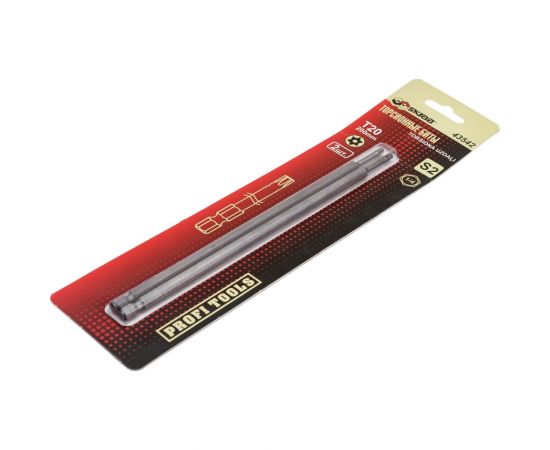 Биты торсионные с отверстием TORX (2 шт; Т20H; 200 мм) SKRAB 43542 – изображение 2