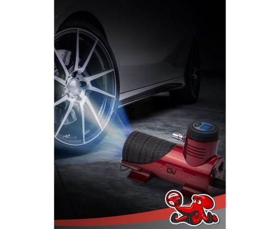 Цифровой компрессор DSV с быстросъёмным воздушным шлангом и LED фонарём, 35 л/мин 233000 – изображение 3