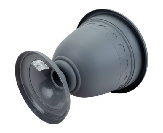 Высокий вазон Martika Колывань 8.1 л, диаметр 30 см, серый С136СЕР – изображение 2