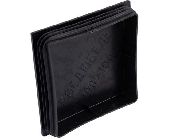 Внутренняя заглушка для трубы Tech-Krep 100x100 мм, черный пластик, 1 шт. пакет 155035 – изображение 3