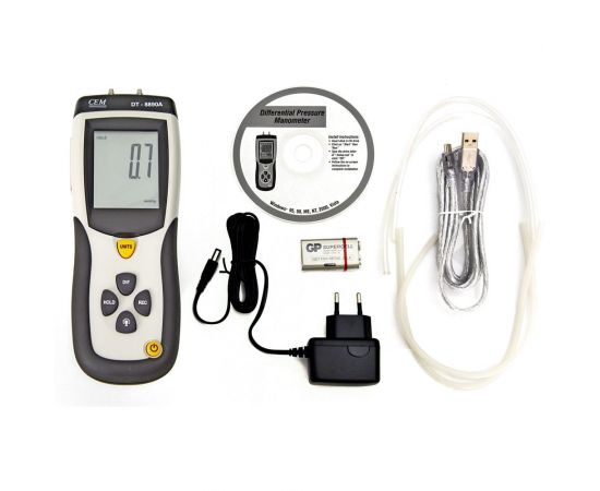 Дифференциальный цифровой манометр СЕМ DT-8890A 480878 – изображение 2