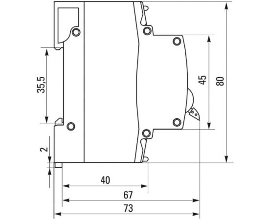 Дифференциальный автомат EKF АД-32 3P+N 32А/100мА 4,5кА PROxima SQDA32-32-100-4P-pro – изображение 4