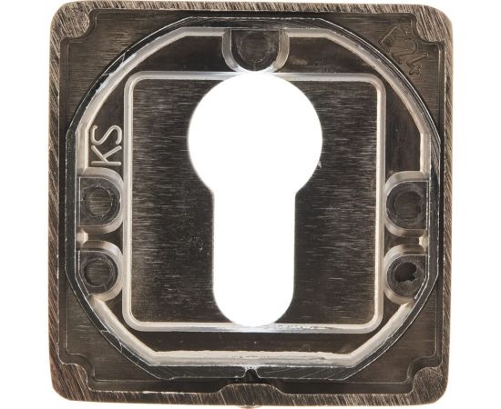 Накладка под цилиндр PUNTO ET QR SN/CP-3 матовый никель/хром 34763 – изображение 3