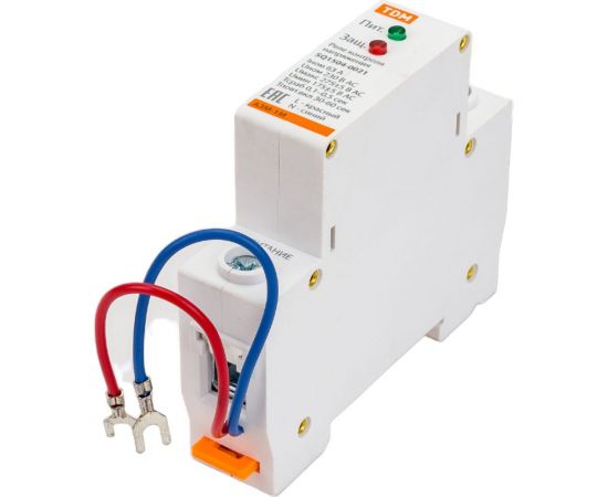 Реле напряжения TDM 1ф АЗМ-1М 1-модуль 63А-230В SQ1504-0021 – изображение 4