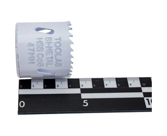 Коронка Bi-Metall 47 мм, М42 Со8% TOOLAS 00007230 – изображение 4