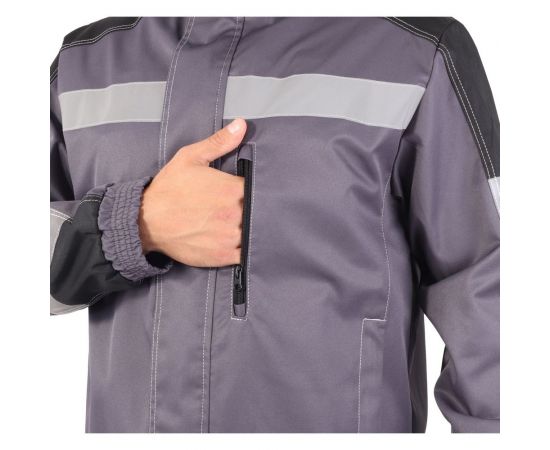 Костюм ГК Спецобъединение РОУД, серый-чёрный Кос 452/ 96/170 – изображение 4