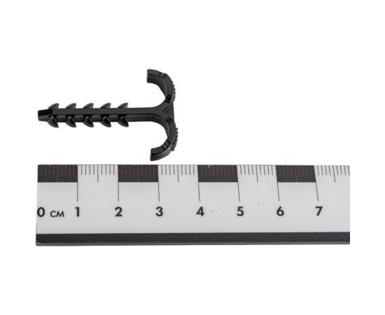 Дюбель-хомут IEK т-образный, 4-12 мм, нейлон, черный, 100 шт. UDH11-04-12-100-K02 – изображение 2