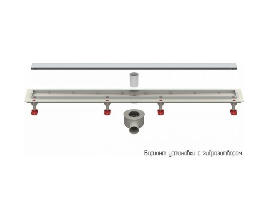 Душевой трап Татполимер ТП-55.1С-800 с горизонтальным выходом, сухой и гидро затвор 51042 – изображение 8