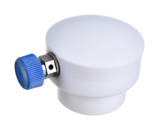 Коллектор PP-R со встроенными кранами и воздухоотводчиком Berke Plastik 40мм х 20мм на 2 выхода, синий, 3272-mnb-400220 – изображение 3