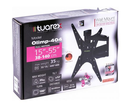 Кронштейн для LED/LCD телевизоров TUAREX OLIMP-404 black 40322 – изображение 7