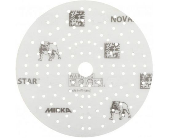 Диск шлифовальный на плёночной основе NOVASTAR (150 мм, 121 отверстие, Р120, 100 шт.) MIRKA FG6CH09912 