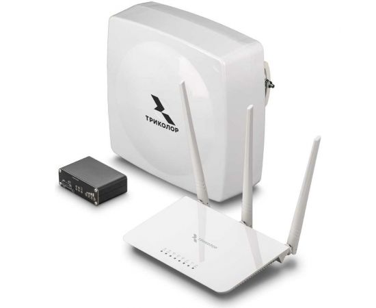 Усилитель мобильного интернета Триколор (15 дб и sim-инжектор), TR-4G/injector-15kit 