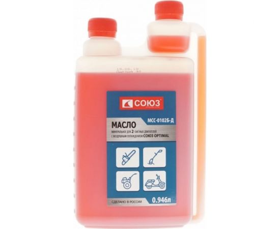 Масло OPTIMAL 2-х тактное 1 л СОЮЗ МСС-0102Б-Д 