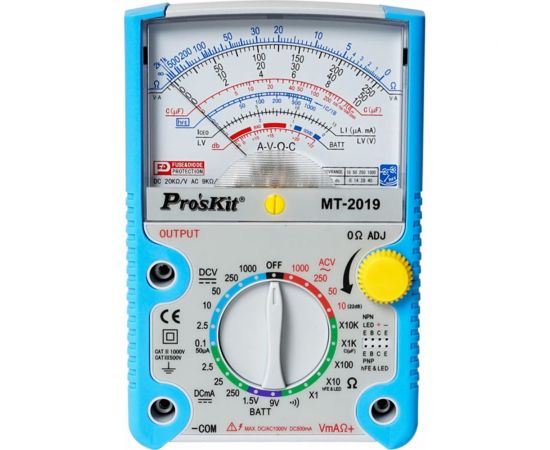 Аналоговый мультиметр ProsKit MT-2019 С00040186 