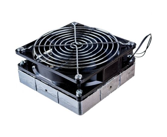 Обогреватель на DIN-рейку с вентилятором EKF PROxima Quadro 200Вт, 230В, IP20, SQ heater-vent-q-200-20 