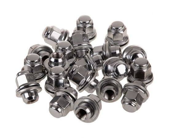 Гайка конус M12x1.50, прессшайба закрытая носик 18.5 мм, 37 мм, 20 шт SKYWAY S10602037 