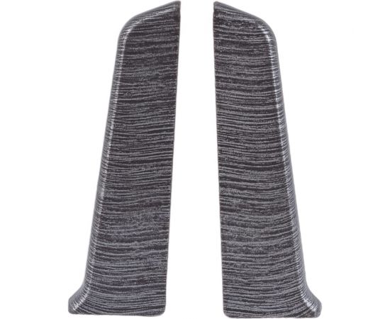 Торцевые заглушки для плинтуса DECONIKA (70 мм; 187 Алюминий темный; 2 шт.) Д-П70-Тп-Ф1 187 АЛМ ТЕМ 