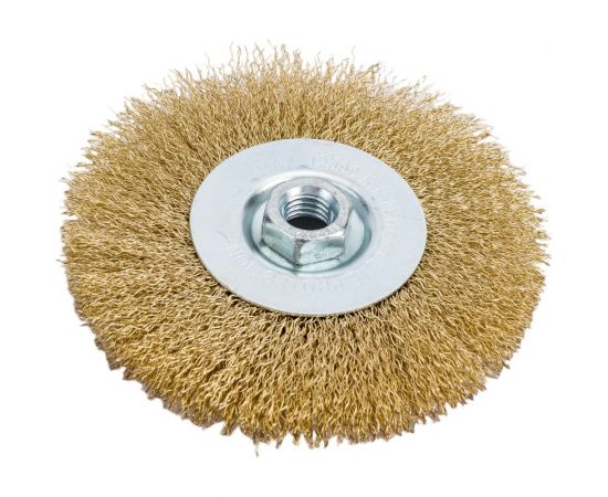 Щетка дисковая для УШМ 125 мм, M14, гофрированная проволока Gepard GP0892-125 