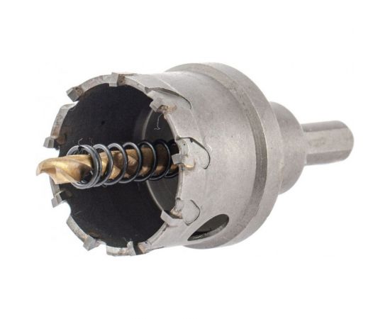 Коронка твердосплавная по металлу 41 мм DENZEL 724013 