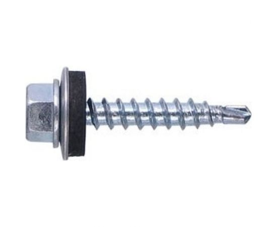 Кровельный саморез STARFIX 4,8x19 мм, цинк, шайба с прокладкой, PT3, 5 кг SMV1-74097-5 