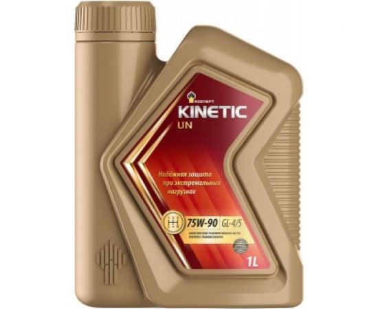 Трансмиссионное масло РОСНЕФТЬ Kinetic UN 75W-90 GL-4-5 синт. кан. 1 л 40817232 